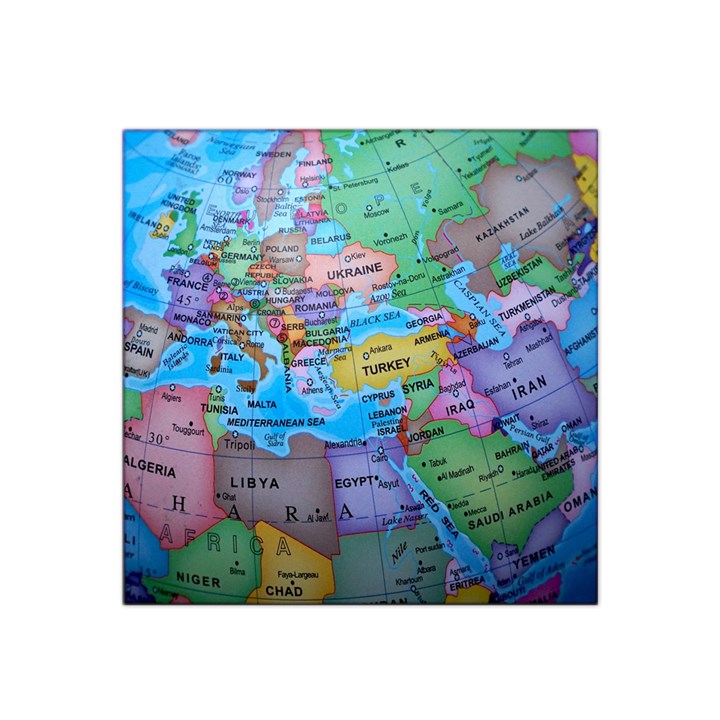 Globe World Map Maps Europe Satin Bandana Scarf