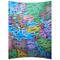 Globe World Map Maps Europe Back Support Cushion by Sudhe