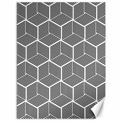 Cube Pattern Cube Seamless Repeat Canvas 36  X 48  by Sudhe