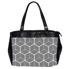 Cube Pattern Cube Seamless Repeat Oversize Office Handbag (2 Sides) by Sudhe