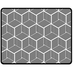 Cube Pattern Cube Seamless Repeat Fleece Blanket (medium)  by Sudhe