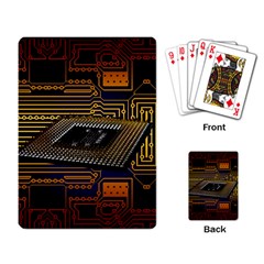 Processor Cpu Board Circuits Playing Cards Single Design by Sudhe