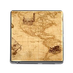 Map Discovery America Ship Train Memory Card Reader (square 5 Slot) by Sudhe