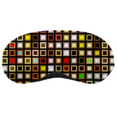 Squares Colorful Texture Modern Art Sleeping Masks by Sudhe