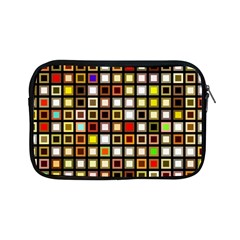 Squares Colorful Texture Modern Art Apple Ipad Mini Zipper Cases by Sudhe