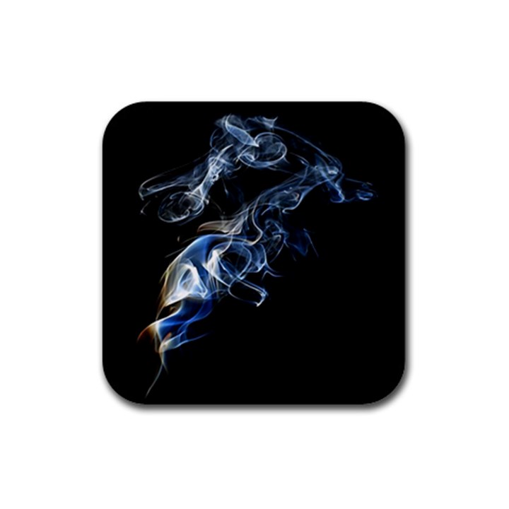 Smoke Flame Dynamic Wave Motion Rubber Coaster (Square) 