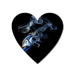 Smoke Flame Dynamic Wave Motion Heart Magnet