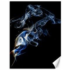 Smoke Flame Dynamic Wave Motion Canvas 36  X 48  by Sudhe