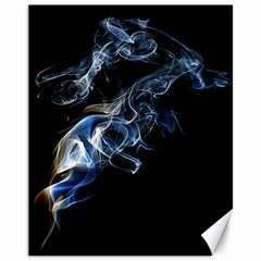 Smoke Flame Dynamic Wave Motion Canvas 11  X 14  by Sudhe