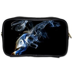 Smoke Flame Dynamic Wave Motion Toiletries Bag (two Sides)