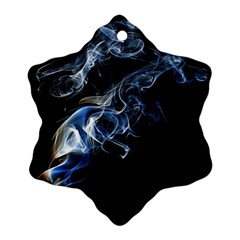 Smoke Flame Dynamic Wave Motion Ornament (snowflake) by Sudhe