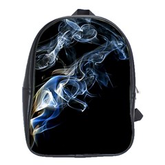 Smoke Flame Dynamic Wave Motion School Bag (xl) by Sudhe