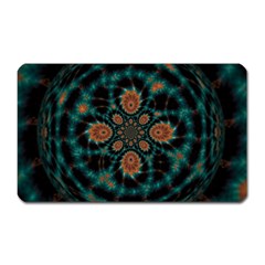 Abstract Digital Geometric Pattern Magnet (rectangular) by Sudhe