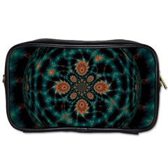 Abstract Digital Geometric Pattern Toiletries Bag (one Side) by Sudhe