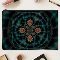 Abstract Digital Geometric Pattern Cosmetic Bag (xxxl)