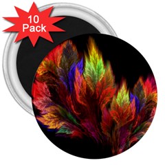 Abstract Digital Art Fractal 3  Magnets (10 Pack)  by Sudhe