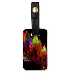 Abstract Digital Art Fractal Luggage Tags (one Side)  by Sudhe