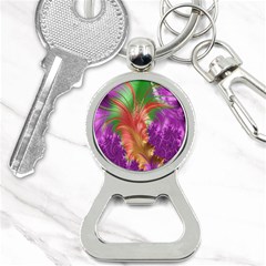 Fractal Purple Green Orange Yellow Bottle Opener Key Chains by Sudhe