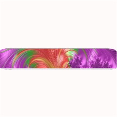 Fractal Purple Green Orange Yellow Small Bar Mats by Sudhe