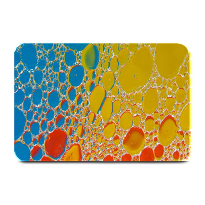 Bubbles Abstract Lights Yellow Plate Mats