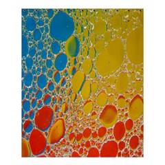 Bubbles Abstract Lights Yellow Shower Curtain 60  X 72  (medium)  by Sudhe