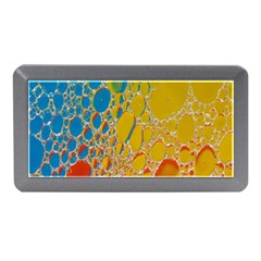 Bubbles Abstract Lights Yellow Memory Card Reader (mini) by Sudhe