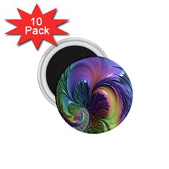 Fractal Artwork Art Swirl Vortex 1 75  Magnets (10 Pack)  by Sudhe