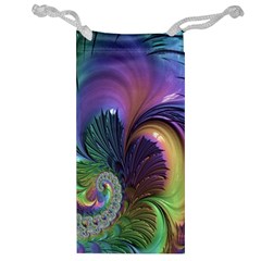 Fractal Artwork Art Swirl Vortex Jewelry Bag by Sudhe