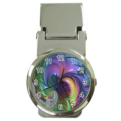 Fractal Artwork Art Swirl Vortex Money Clip Watches by Sudhe