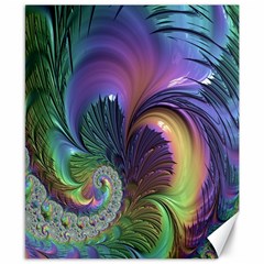 Fractal Artwork Art Swirl Vortex Canvas 8  X 10  by Sudhe