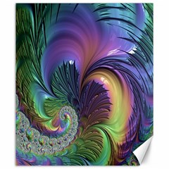 Fractal Artwork Art Swirl Vortex Canvas 20  X 24  by Sudhe