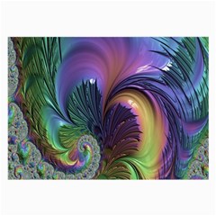 Fractal Artwork Art Swirl Vortex Large Glasses Cloth by Sudhe