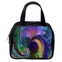 Fractal Artwork Art Swirl Vortex Classic Handbag (one Side) by Sudhe