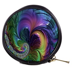 Fractal Artwork Art Swirl Vortex Mini Makeup Bag by Sudhe