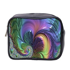 Fractal Artwork Art Swirl Vortex Mini Toiletries Bag (two Sides) by Sudhe