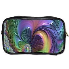 Fractal Artwork Art Swirl Vortex Toiletries Bag (one Side) by Sudhe