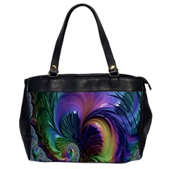 Fractal Artwork Art Swirl Vortex Oversize Office Handbag by Sudhe