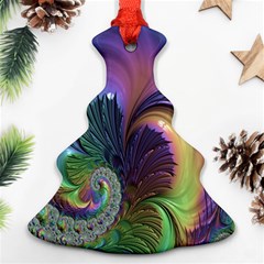 Fractal Artwork Art Swirl Vortex Christmas Tree Ornament (two Sides) by Sudhe