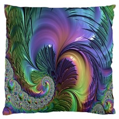 Fractal Artwork Art Swirl Vortex Standard Flano Cushion Case (two Sides) by Sudhe