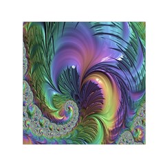 Fractal Artwork Art Swirl Vortex Small Satin Scarf (square) by Sudhe