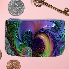 Fractal Artwork Art Swirl Vortex Large Coin Purse by Sudhe