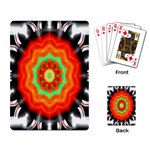 Abstract Kaleidoscope Colored Playing Cards Single Design Back