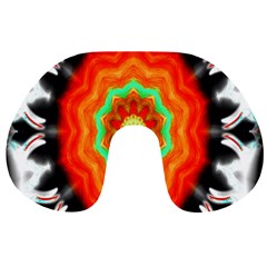 Abstract Kaleidoscope Colored Travel Neck Pillows by Sudhe