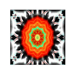 Abstract Kaleidoscope Colored Small Satin Scarf (square) by Sudhe