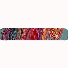 Color Rainbow Abstract Flow Merge Small Bar Mats by Sudhe