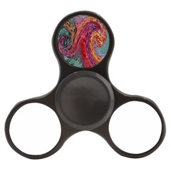 Color Rainbow Abstract Flow Merge Finger Spinner by Sudhe