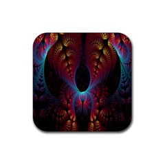 Abstract Abstracts Geometric Rubber Coaster (square)  by Sudhe