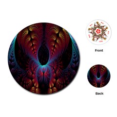 Abstract Abstracts Geometric Playing Cards (round) by Sudhe