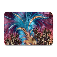 Fractal Art Artwork Psychedelic Plate Mats by Sudhe