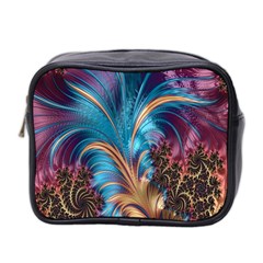 Fractal Art Artwork Psychedelic Mini Toiletries Bag (two Sides) by Sudhe